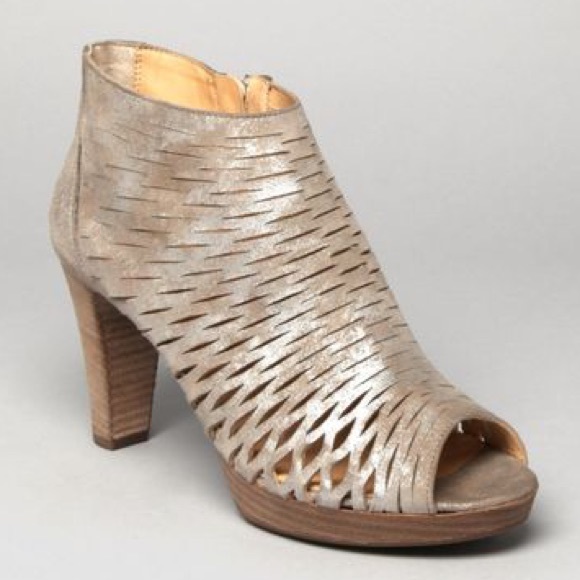Paul Green Shoes - Paul Green suede metallic heels